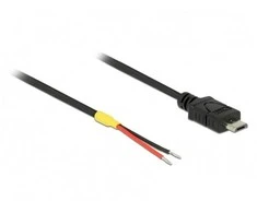 Delock kabelis USB 2.0 Micro-B kištukas > 2 x atviri kabelio galai, galia 20 cm