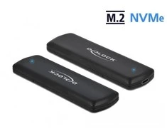 DELOCK išorinis M.2 NVMe PCIe SSD korpusas su USB Type-C lizdu – be įrankių
