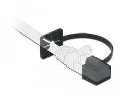 Delock Dust dangtelis RJ45 vyriškam juoda 86589