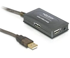 Sonstige Delock USB 2.0 ilgintuvas 10 m aktyvus su 4 prievadų šakotuvu