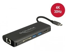 Stotis / replikatorius Delock 4K Dock USB-C (87721)