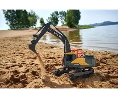 „Dickie Construction Volvo RC“ kasybos ekskavatorius nuotoliniu būdu kontroliuojamas 60 cm