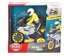 Dickie padažo policijos motociklas 17 cm