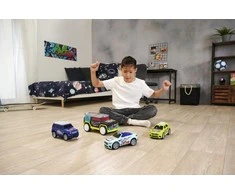 Dickie Automobilis Muzikinis besisukantis interaktyvusis Mercedes-Benz mėlynasis kabrioletas su šviesa ir garsu