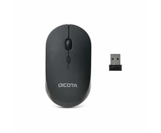 Kompiuterio Pelė - DICOTA D32003 Silent V2 Abiejų Rankų 800/1200/1600 DPI Juoda
