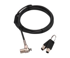 „Dicota“ apsauginio kabelio „T-Lock Ultra Slim V2“ užsegimas su raktu, 3x7 mm lizdu