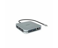 Dicota Nešiojama „10 viename“ HDMI PD 100 W 8K USB-C prijungimo stotis