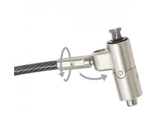 DICOTA Security Cable Nano Lock Ultra Slim Keyed 2,5x6 mm lizdas juodas