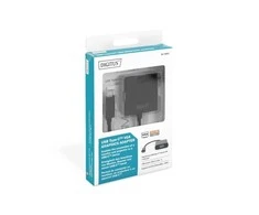 Assmann Electronic DIGITUS USB Type-C to VGA Adapteris Full HD 1080p kabelio ilgis: 19.5cm juodas