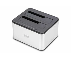 „Digitus USB 3.0“ dviguba SATA HDD prijungimo stotis 2,5"/3,5"