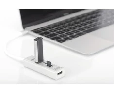 DIGITUS DA-70243 DIGITUS USB Type-C OTG 3 prievadų HUB + kortelių skaitytuvas