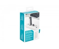 DIGITUS DA-70243 DIGITUS USB Type-C OTG 3 prievadų HUB + kortelių skaitytuvas