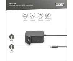 Digitus | Notebook Charger USB-C, 100W | DA-10072
