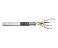 Assmann Electronic DIGITUS CAT 5e SF-UTP patch cable raw ilgis 100m popierinė dėžutė AWG 26/7 PVC simplex spalvotas pilkas