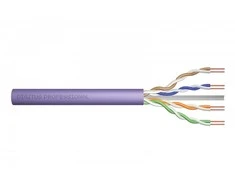 Assmann Electronic DIGITUS Vytos poros montavimo kabelis UTP, CAT 6, spalva violetinė 305M