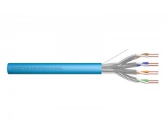 Assmann Electronic DIGITUS Montavimo kabelis cat.6A U/FTP Dca kietas laidas AWG 23/1 LSOH 500m mėlynas ritė