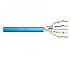 Assmann Electronic DIGITUS montavimo kabelis cat.6A U/UTP Dca vientisas laidas AWG 23/1 LSOH 100m violetinė folija