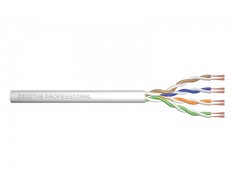 Assmann Electronic DIGITUS CAT 6A U-UTP patch cable raw ilgis 100m popierinė dėžutė AWG 26/7 LSZH simplex spalvotas pilkas