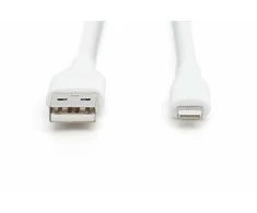 Digitus Kabelis USB DIGIT Lightning - USB-A 0.5 m Baltas (AK-600108-005-W)