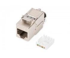 Digitus Keystone modulis rj45 (8p8c) kat. 8.1 stp, ekranuotas, be įrankių, plieno