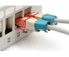Digitus DIGITUS spalvoti spaustukai RJ45 jungiamiesiems kabeliams, 100 vnt., mėlyni