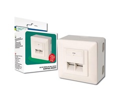 Moduliniai sieniniai lizdai Digitus CAT 5e 2x RJ45 LSA