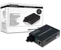Digitus Skaitmenas | Fast Ethernet Media Converter, Multimode SC jungtis, 1310nm, iki 2km | DN-82020-1 | SC dvipusis | 10/100M RJ45 prievadas