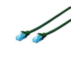 Assmann Electronic DIGITUS CAT 5e U-UTP patch kabelis PVC AWG 26/7 ilgis 2 m spalva žalias