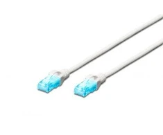 Assmann Electronic DIGITUS CAT 5e U-UTP patch cable PVC AWG 26/7 length 0.5m color pilkas