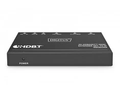 Assmann Electronic DIGITUS 4K HDBaseT prailginimo rinkinys 70m PoC RS232 IR juodas