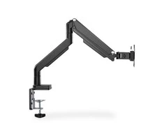 „Assmann Electronic DIGITUS DA-90394“ vienos dujinės spyruoklės monitoriaus spaustuko laikiklis 17–32 colių maks. 9kg. juodas