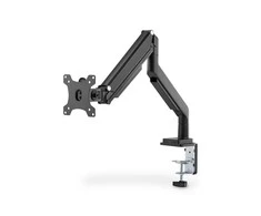 „Assmann Electronic DIGITUS DA-90394“ vienos dujinės spyruoklės monitoriaus spaustuko laikiklis 17–32 colių maks. 9kg. juodas