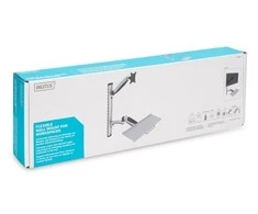 Assmann Electronic DIGITUS monitorius ir klaviatūros tvirtinimas prie sienos iki 27 colių dujų spyruoklinis laikiklis maks. 8KG VESA 75x75mm 100x100mm