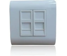 Digitus Ramka 80x80mm su adapterami 2x 22,5mm 2x Keystone