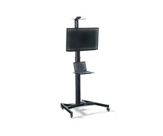 Laikiklis Digitus Skaitmenas | Grindinis stovas | DA-90447 | Vežimėliai ir stovai | 37-70 " | Maksimalus svoris (keliamoji galia) 50 kg | Juodas