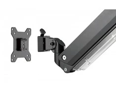 Laikiklis Assmann Electronic DIGITUS Single Gas Spring Monitorius Desk Mount 35inch 15kg max juodas