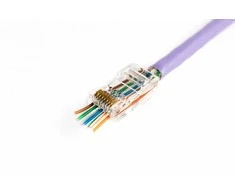 Digitus RJ45 kištukas (8P8C) praėjimas, kat.6, neekranuotas, AWG 26-24, pakuotė 100 vnt.