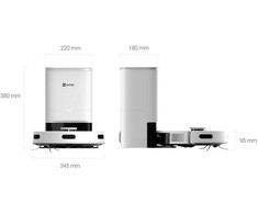 Dulkių Siurblys Robotas - EZVIZ RE5 PLUS CS-RE5P-TWT2, Baltas