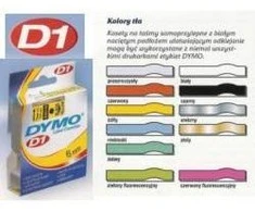 Juostelė DYMO D1 9mm x 7m, juoda ant balto / S0720680 40913