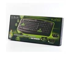 E-Blue Mėlyna E-mėlynas Elated klaviatūra su laidu (USB) US, juoda
