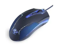 E-Blue Mėlyna E-mėlynas Auroza Pelė su laidu, juoda, 3500DPI