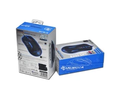 E-Blue Mėlyna E-mėlynas Auroza FPS Pelė su laidu, juoda, 8200DPI