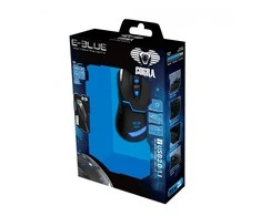 E-Blue E-mėlynas Cobra 622 Pelė su laidu, juoda, 1600DPI, EOL