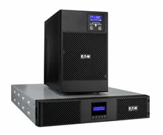 EATON 9E UPS Rack AC 200/220/230/240V 2700Watt 3000VA 1-phase 6 x battery lead acid 9Ah RS-232 USB oc 7 2U 19 Juodas