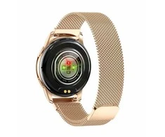Išmanusis laikrodis Maxcom Ecowatch 3 auksinė
