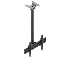 Laikiklis EDBAK | Tvirtinimas prie lubų | MBV1155-L | 42-57 " | Maksimalus svoris (keliamoji galia) 70 kg | Juodas