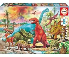 Educa dėlionė 100 vnt. - Dinozaurai