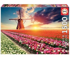 Tulip Educa Dėlionė (puzzle)1500 TULPIŲ PEIZAŽAS 12-99 metų