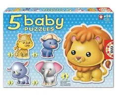 Pirmoji dėlionė EDUCA Baby Laukiniai gyvūnai 14197