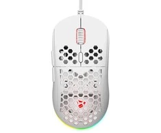Modecom Savio HEX-R, balta kompiuterinių žaidimų pelė